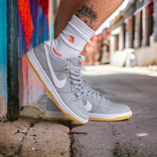 Benzer Shoes | Nike SB Dunk Low Orange Label Grey Gum